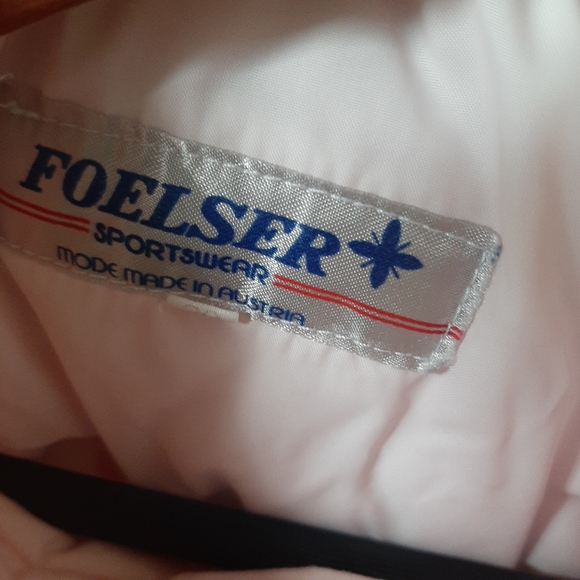 VTG Pastel Pink Puffy Jacket Ski Winter Quilted 38 - Picture 12 of 13